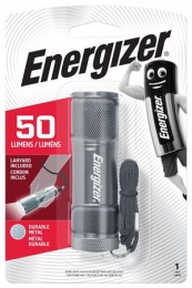 Elemlámpa, LED, 3xAAA (nem tartozék), fém ház, ENERGIZER "LED Metal"